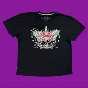 Y2K Marc Ecko Heart & Dagger Tee